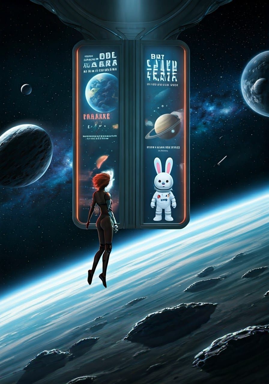 Cosmic Traveler Adrift in Space