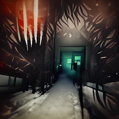Terrifying Dark Corridors: Something Approaches