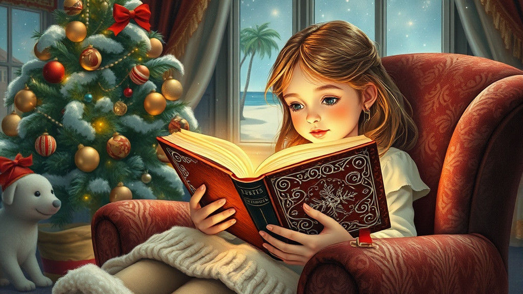 Girl's Christmas Book: A Classic Children's Illustration