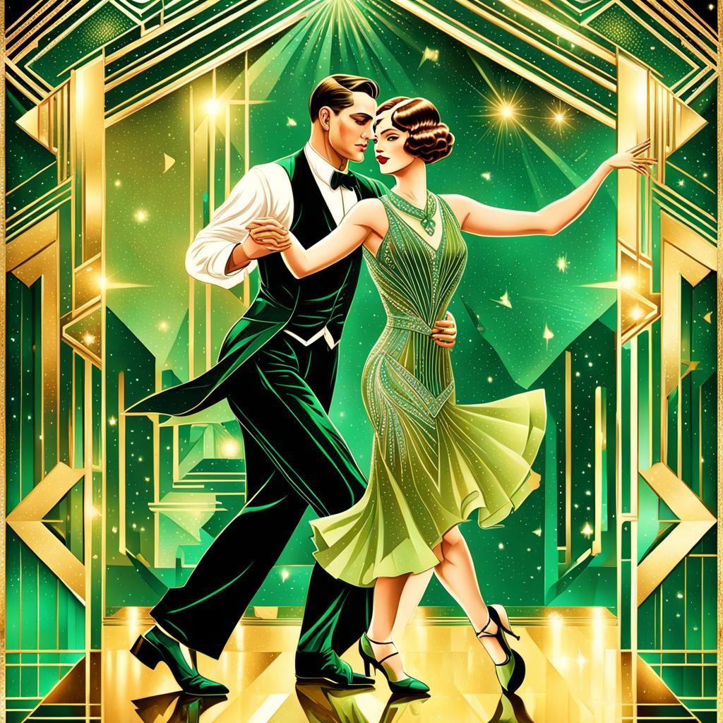 Green Swing Dancers