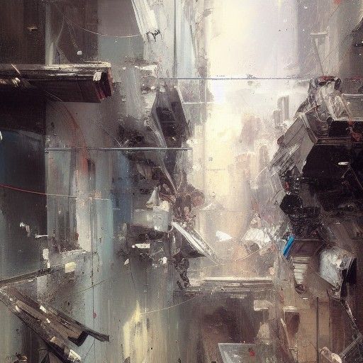 Romanticism Painting Inspired by Kashin and Bocquelet