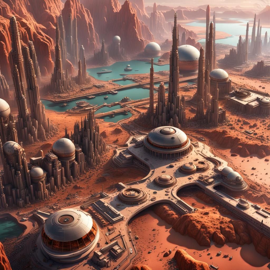 utopian world on the Mars