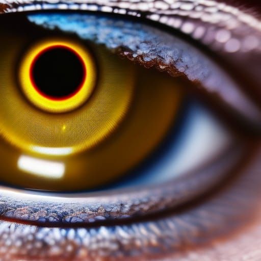 Hypnotic Spiral Eye Digital Art in 8K