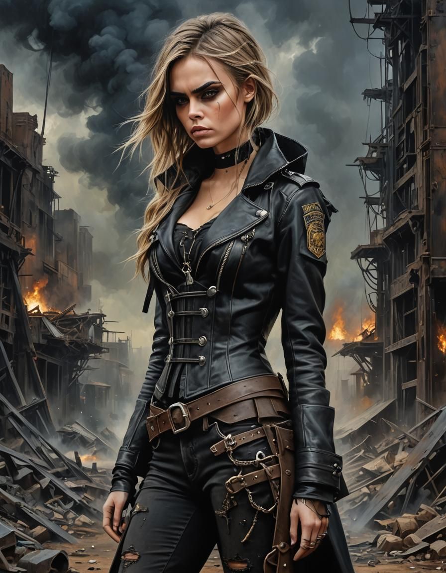 Cara Delevingne as Post-Apocalyptic Survivor