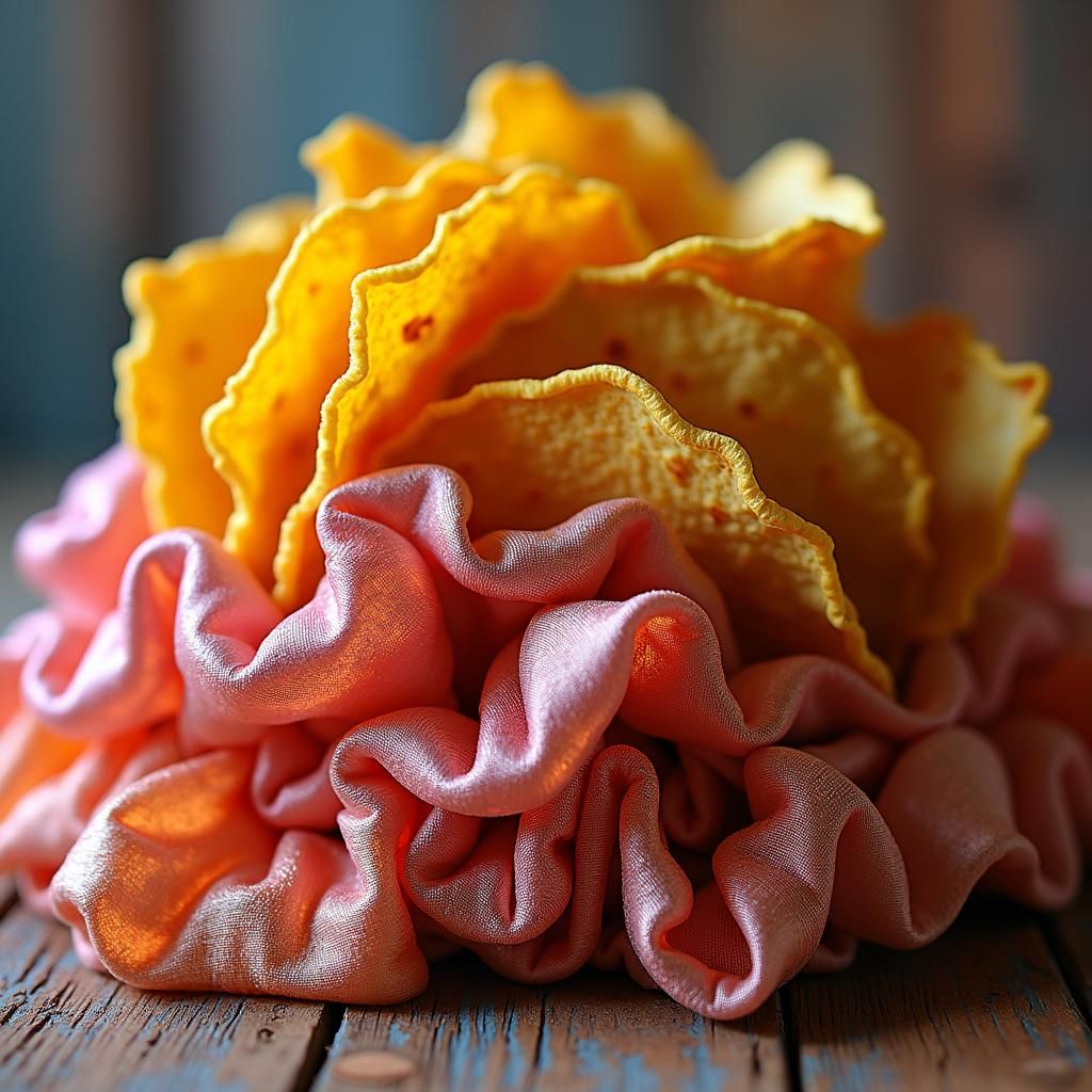 Tacos and Scrunchies in Surreal Still Life