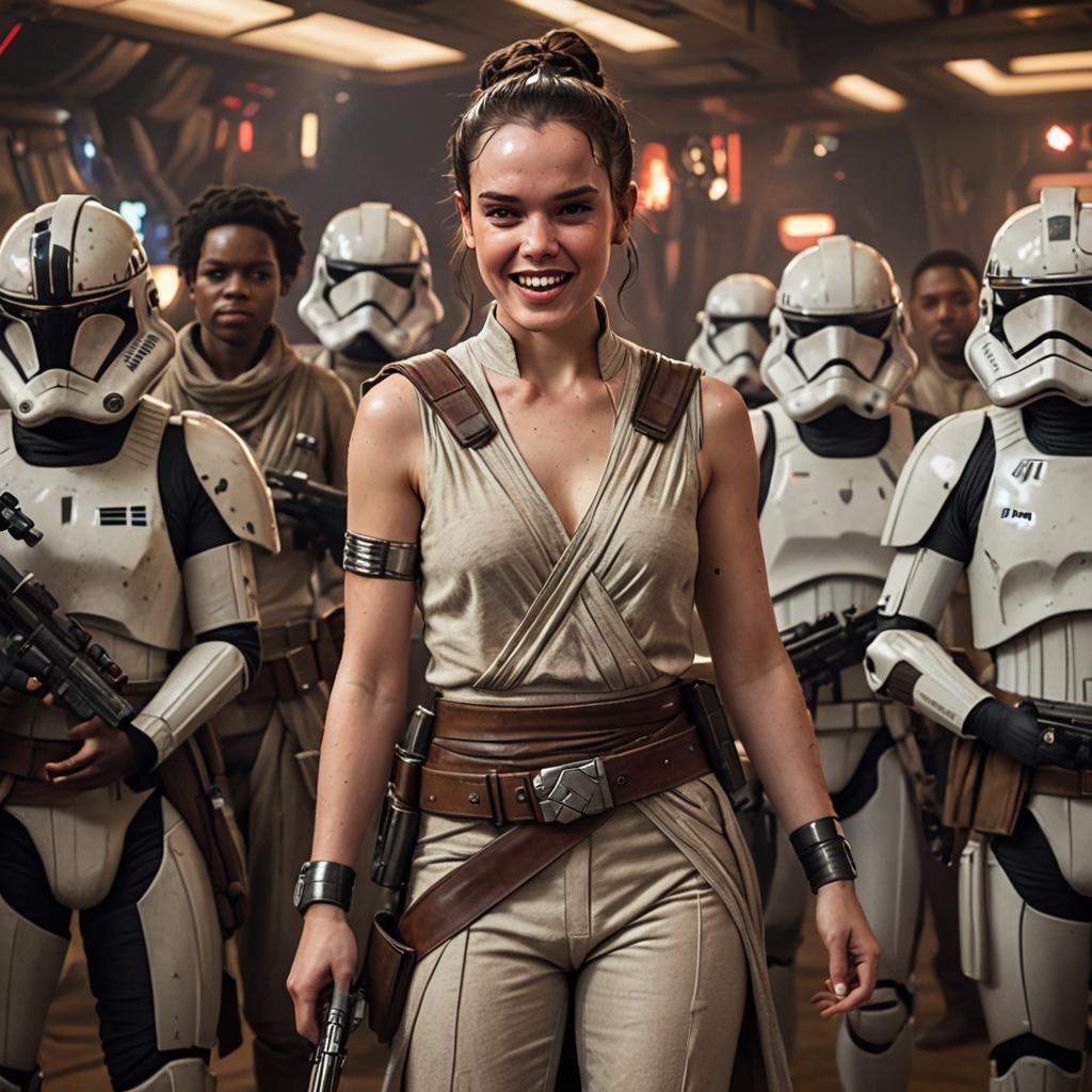 Rey Skywalker at Star Wars Nightclub