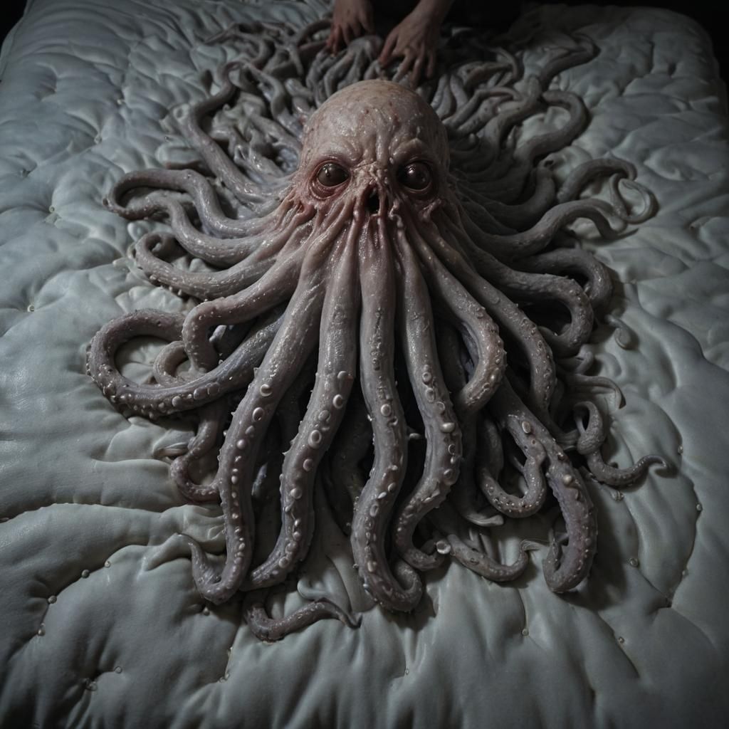Human Transforms into Azathoth: Hyper-Realistic Macro Photog...
