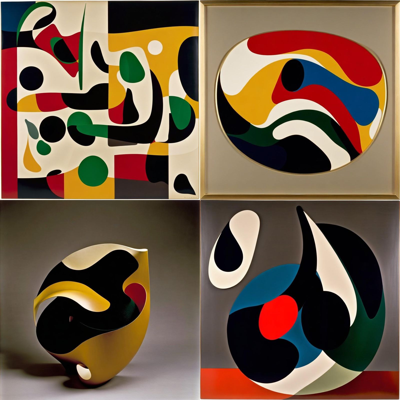 Abstract Sculpture in the Style of Jean Arp
