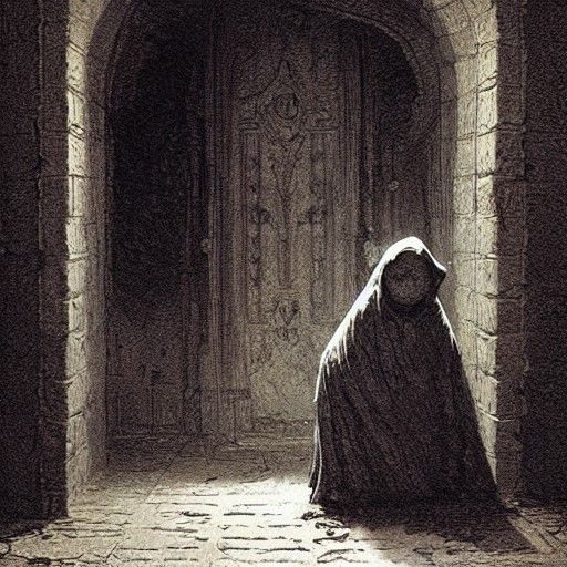 Eerie Little Nightmares in Gothic Horror Style