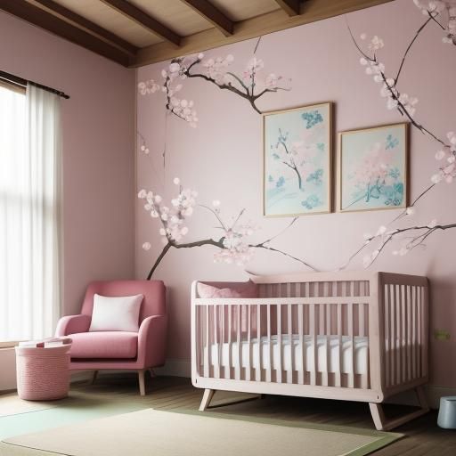 Adorable Baby Yokai in Ghibli-Inspired Nursery