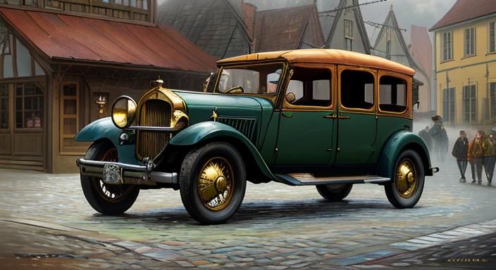 Gendarme in Ethereal Fantasy Dreamscape as Oil Painting