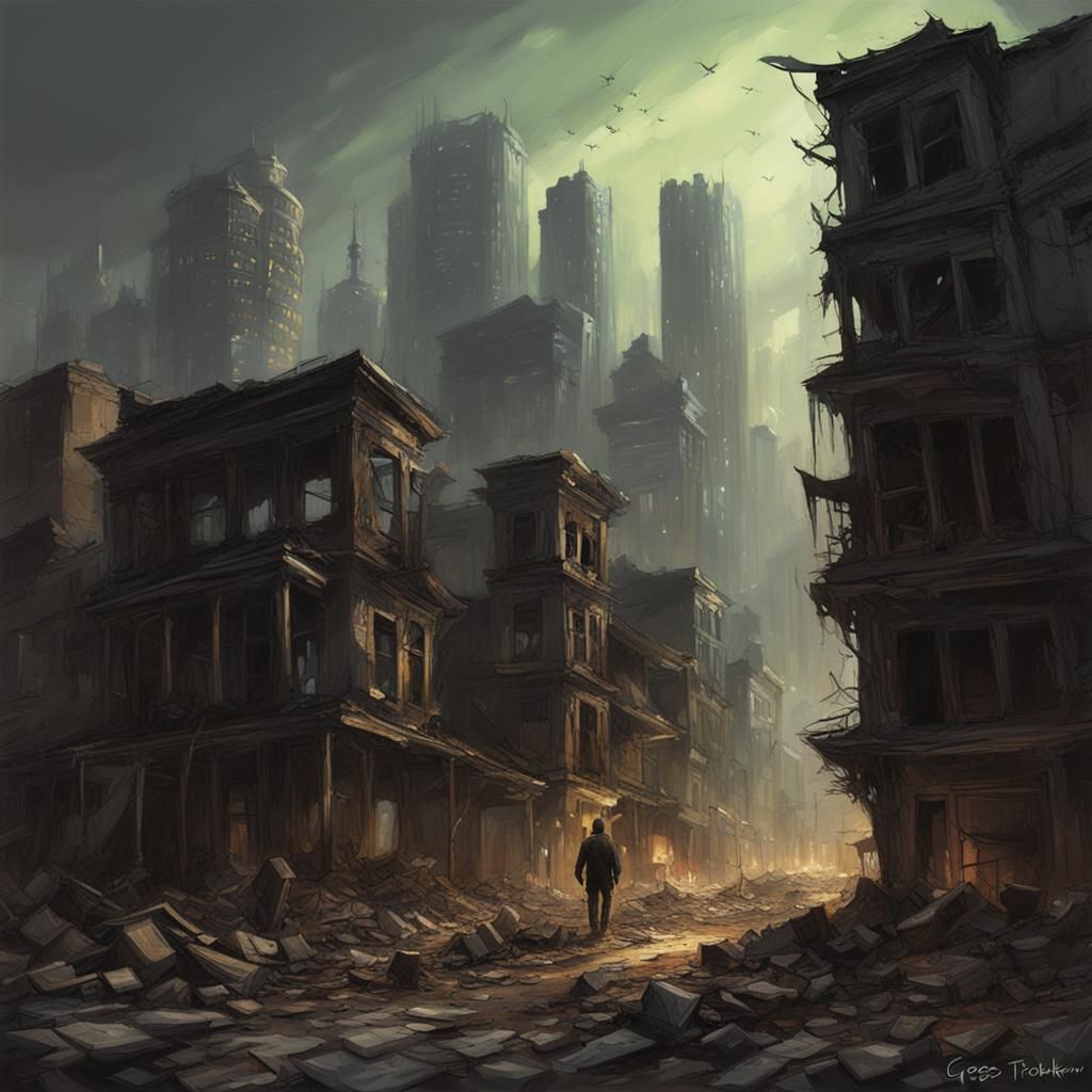 Sinister Dead City: Post-Apocalyptic Landscape