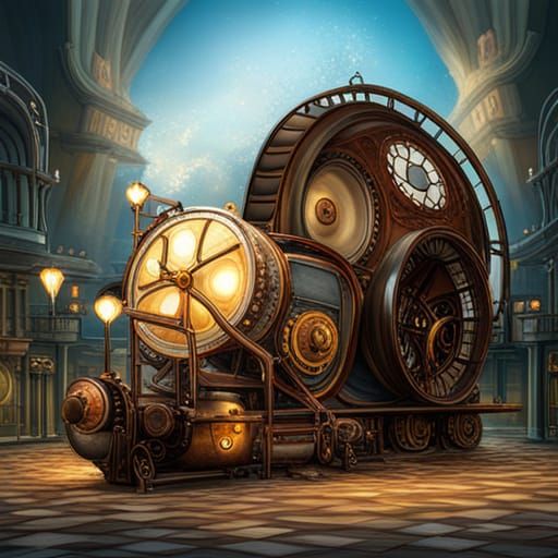 Steampunk Engine in Dreamland