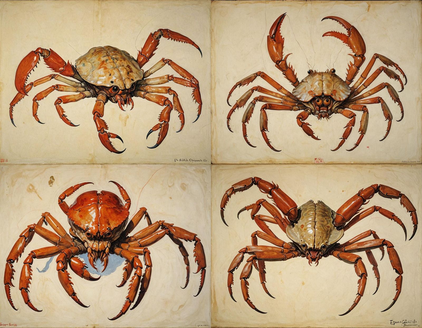 Grotesque Hybrid Creature Inspired by Expressionism