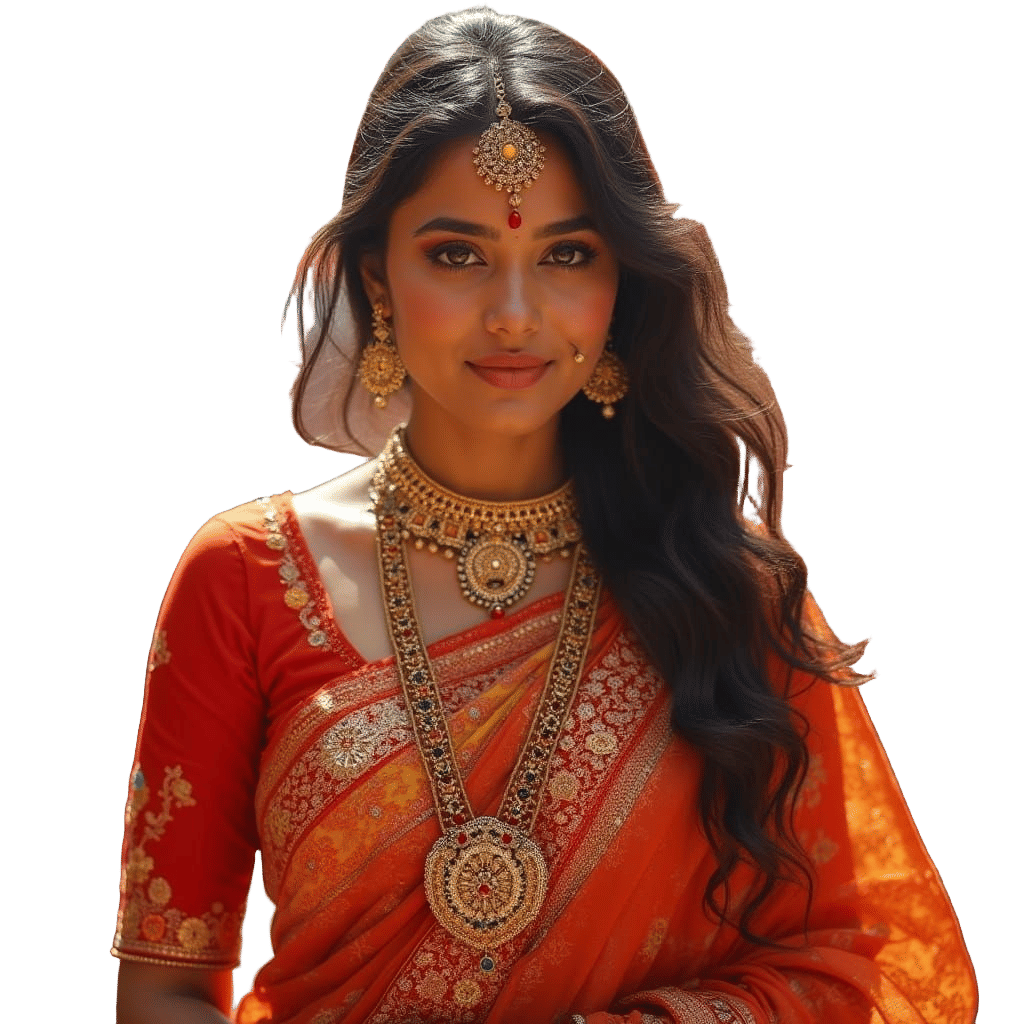 Elegant Rakhi Outfit in Traditional Indian Style