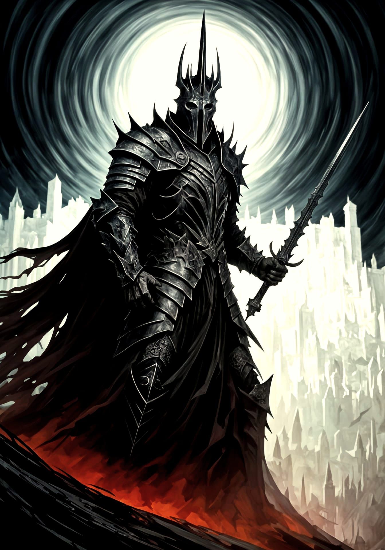 Witch-king of Angmar Before Minas Tirith