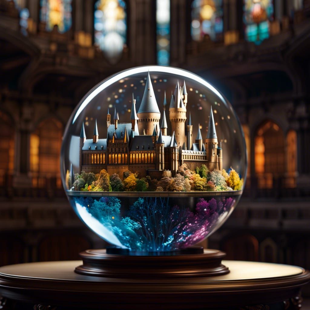 Hogwarts in a Glass Sphere