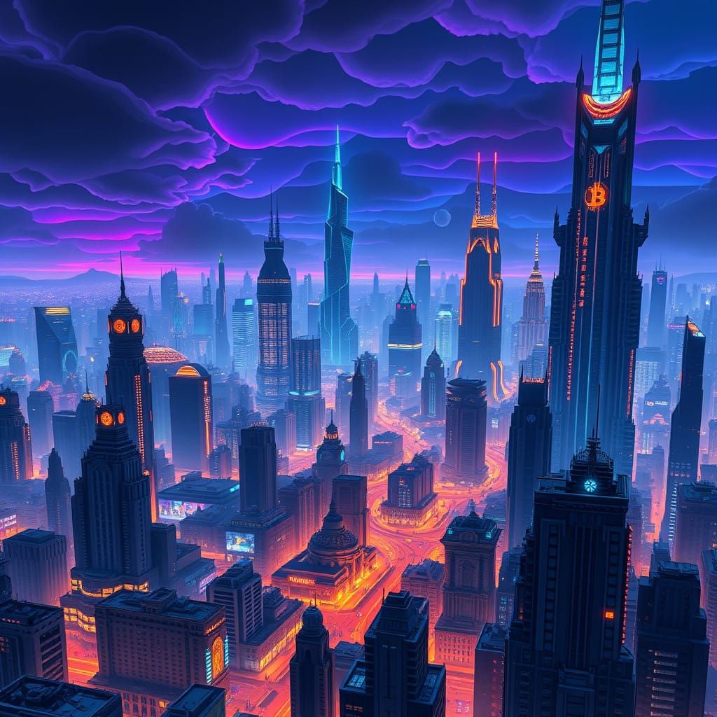 Futuristic Bitcoin Metropolis Unveils 2031