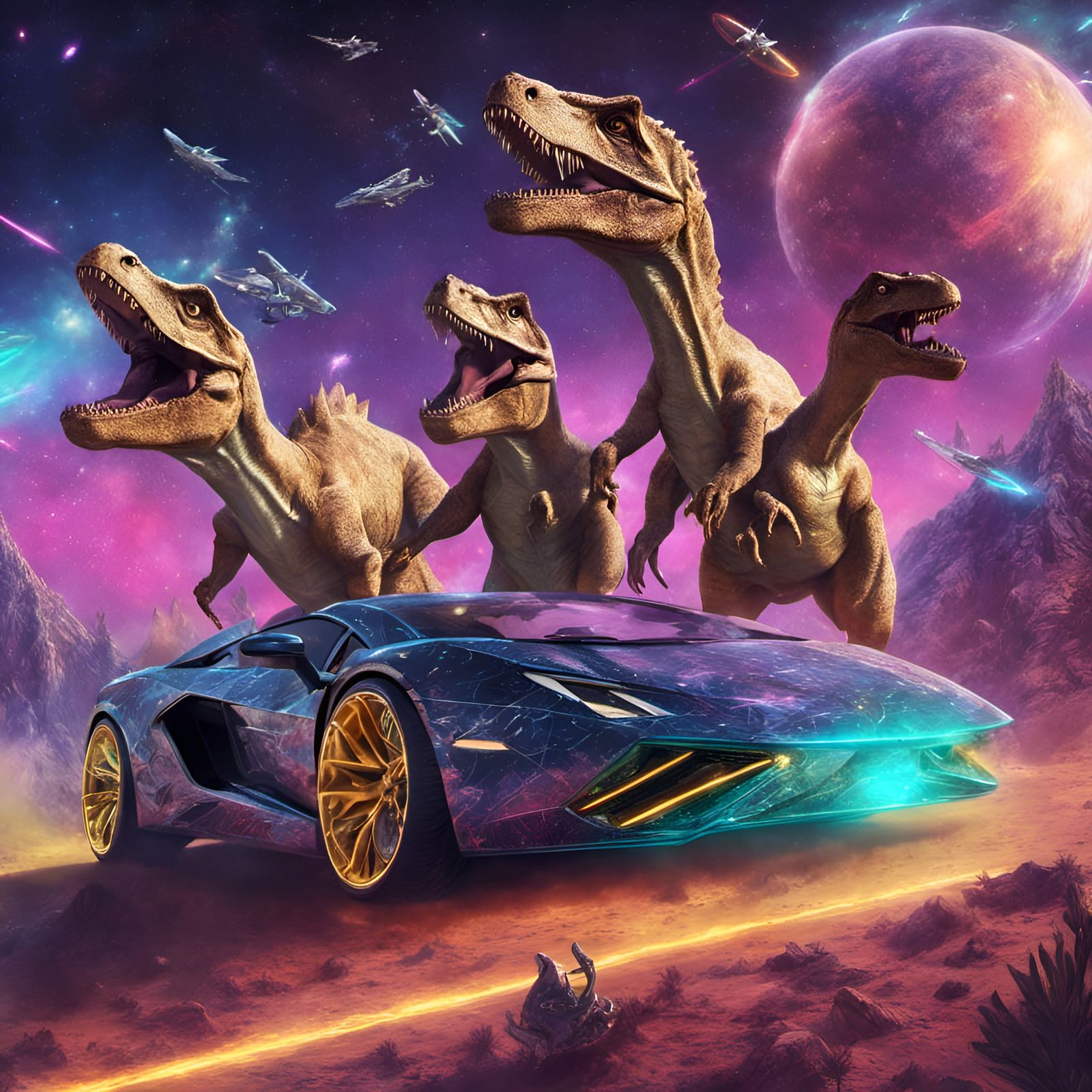 Super Dino Car