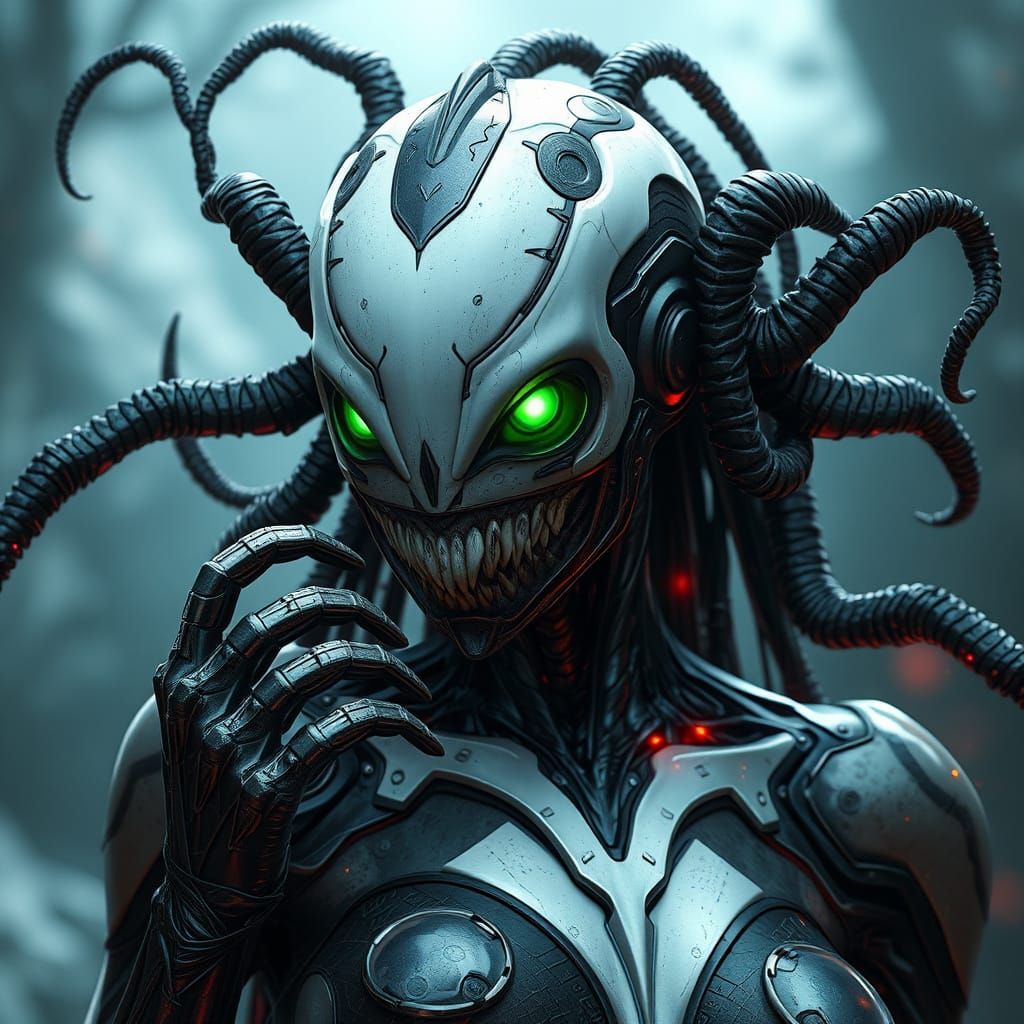 Venom Symbiote Possesses Female Android