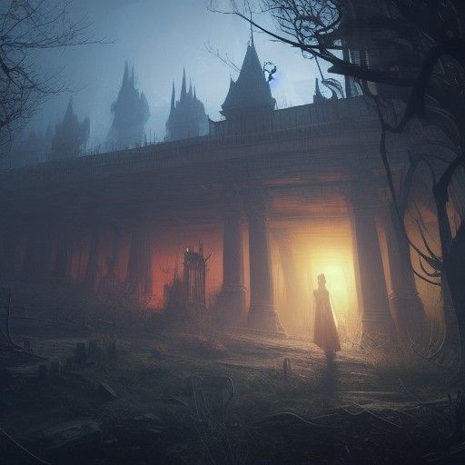 Dark Fantasy Abandoned Place in Unreal Engine