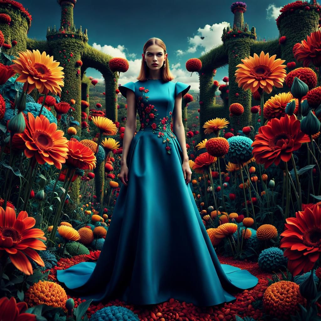 Alice IN Wonderland Vogue Magazine
