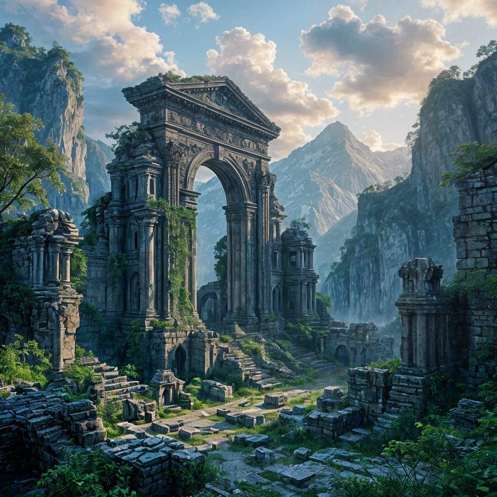 Nature Reclaims Lost Civilization in Epic Fantasy