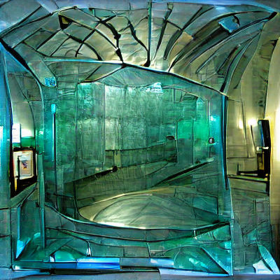 Ethereal Vault of Glass: Geometric Portal