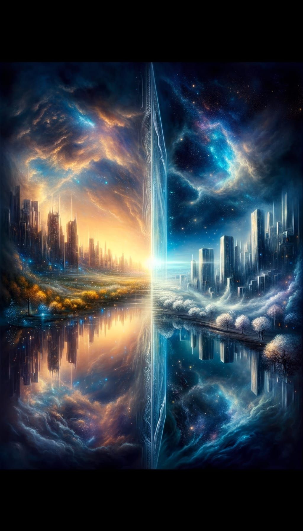 Ethereal Mirror Dimensions Intertwined