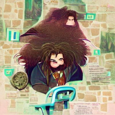 Hagrid Portrait Generated by AI