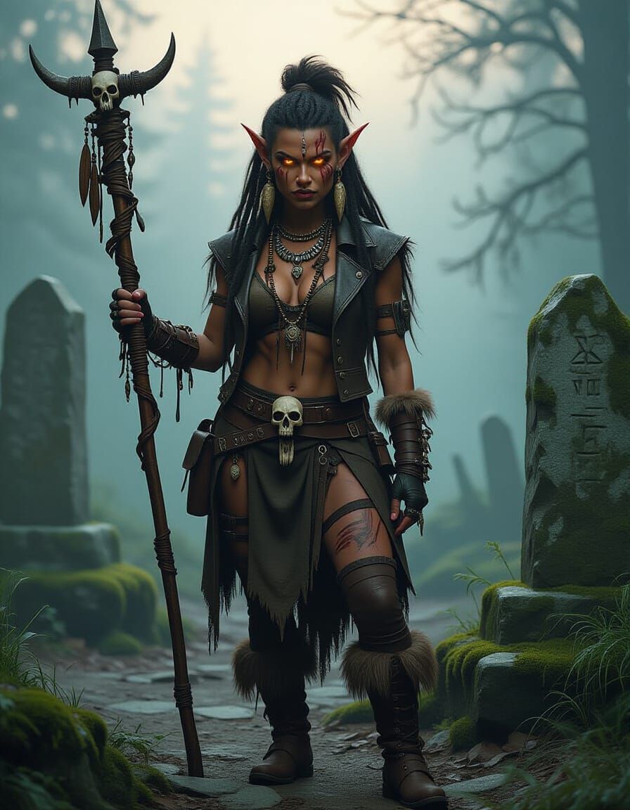 Troll-Human Hybrid at Twilight Crossroads