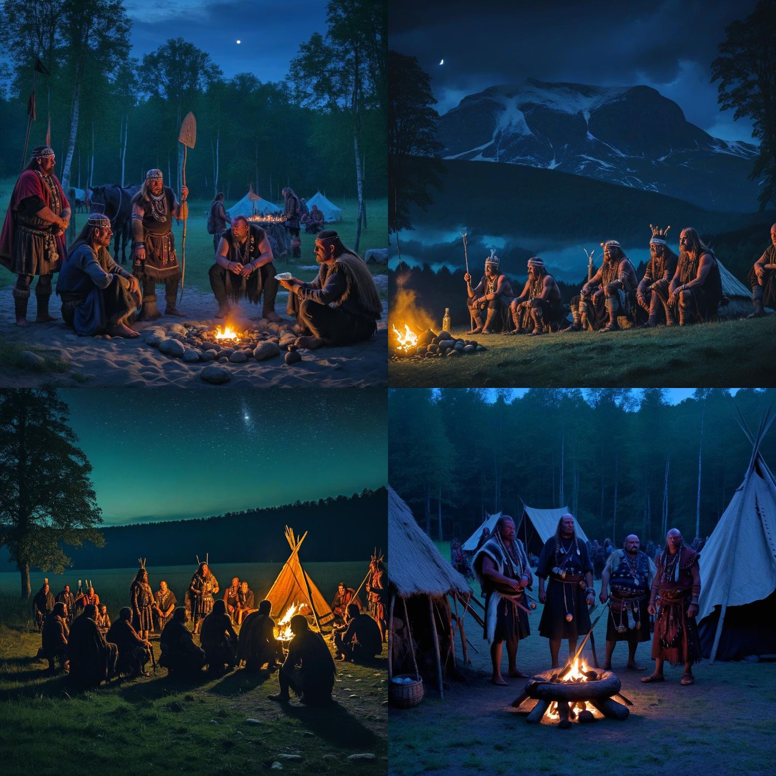 Ostrogoths Settling Down for the Evening