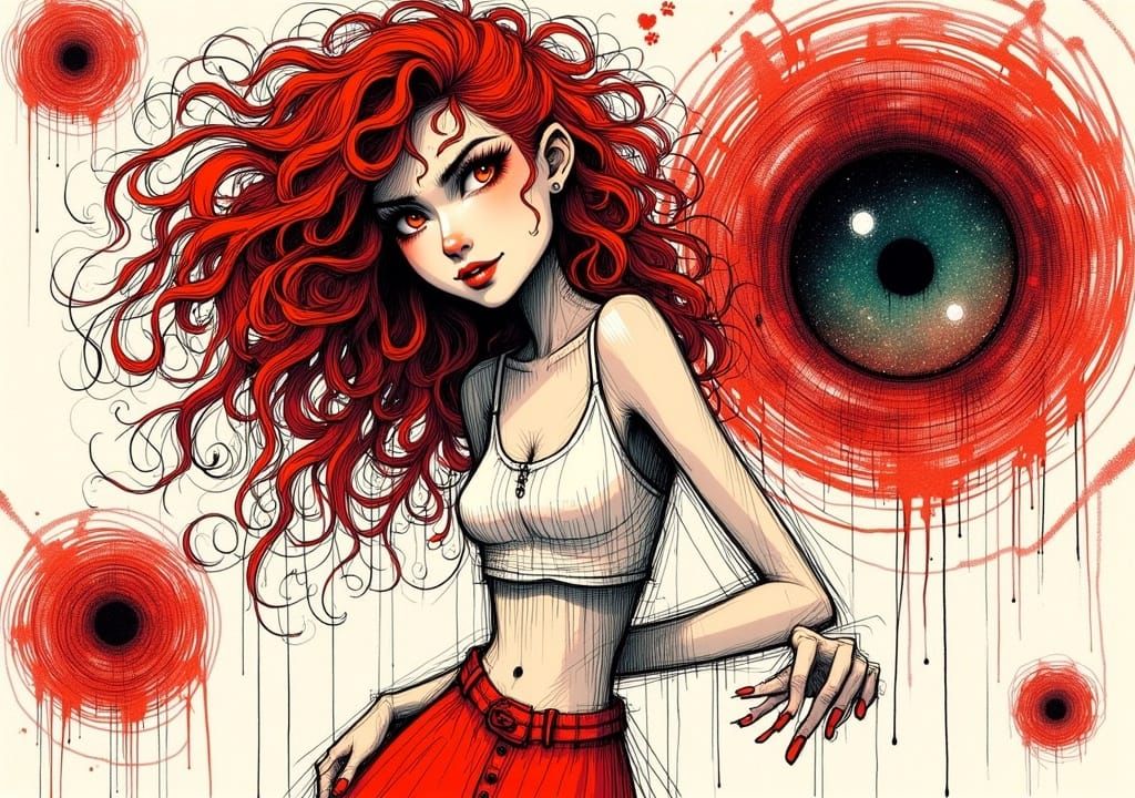 <lora:Effrenatus:1.0> sketch, rough doodling, gesture, squiggly line, irregular line, evocative scene in the style of Vi...