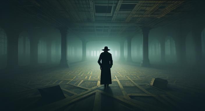 Eerie Surreal Labyrinth of Old Offices in 4K