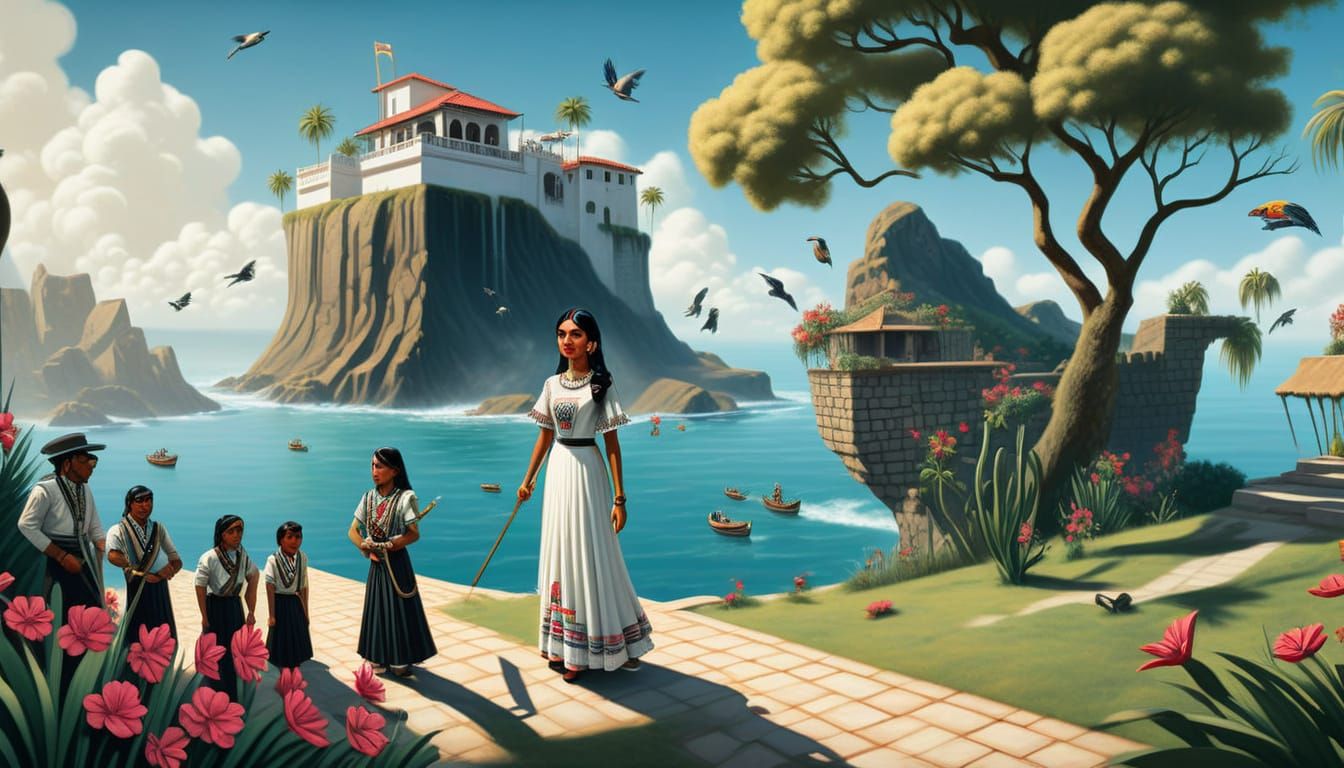 Warriors in Detailed Armor, Energetic Action Scene