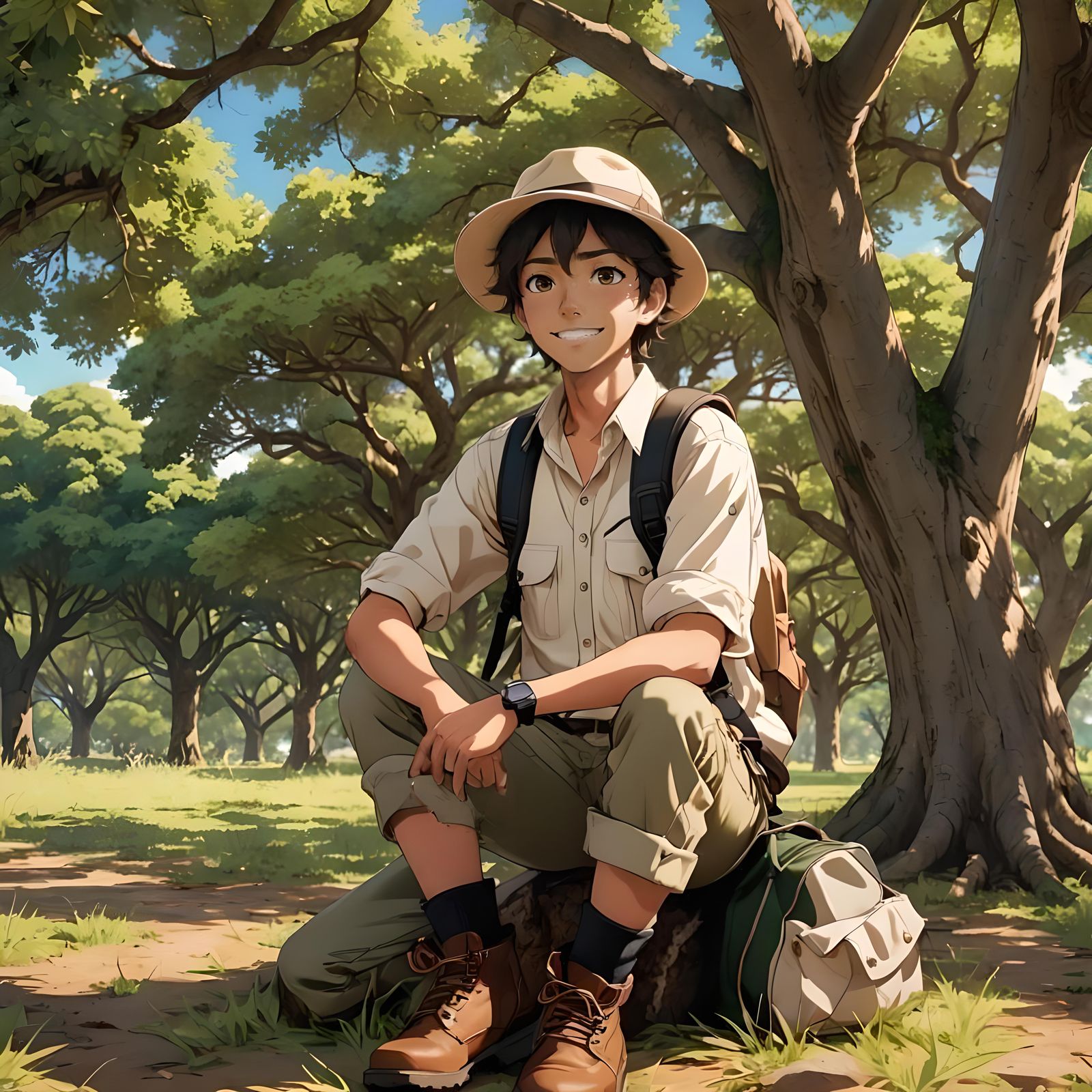 Exploring a savannah