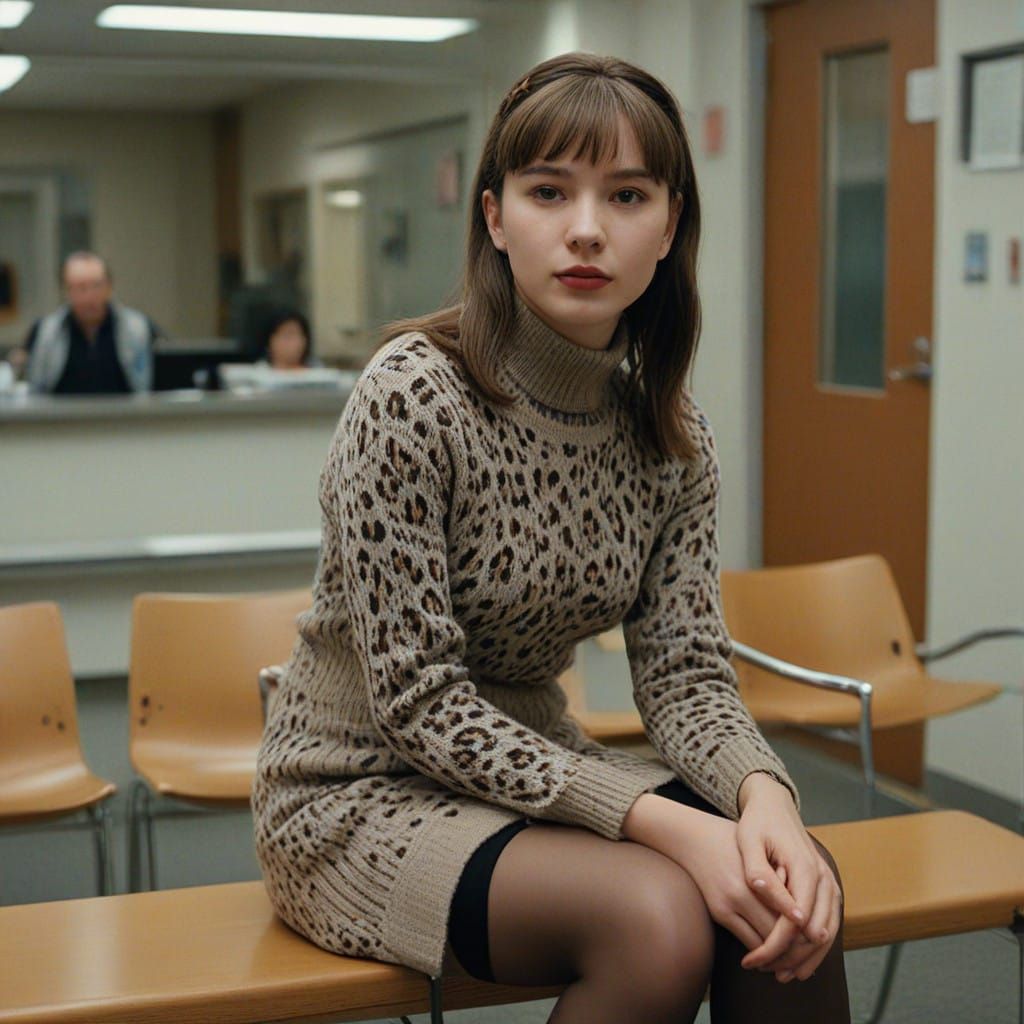 A Youthful Beauty in Anticipation - Cinematic Portrait