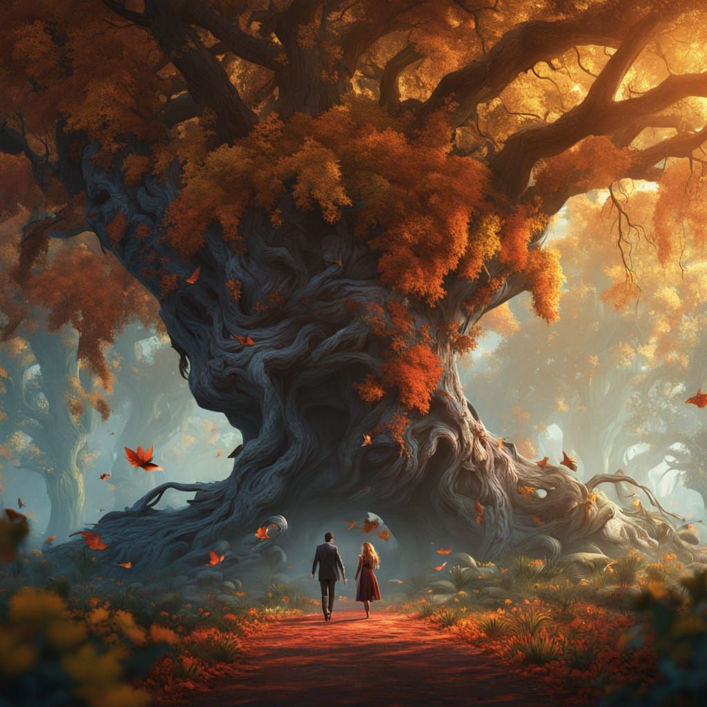 Ethereal Leaf Dancer in Vibrant Splendor