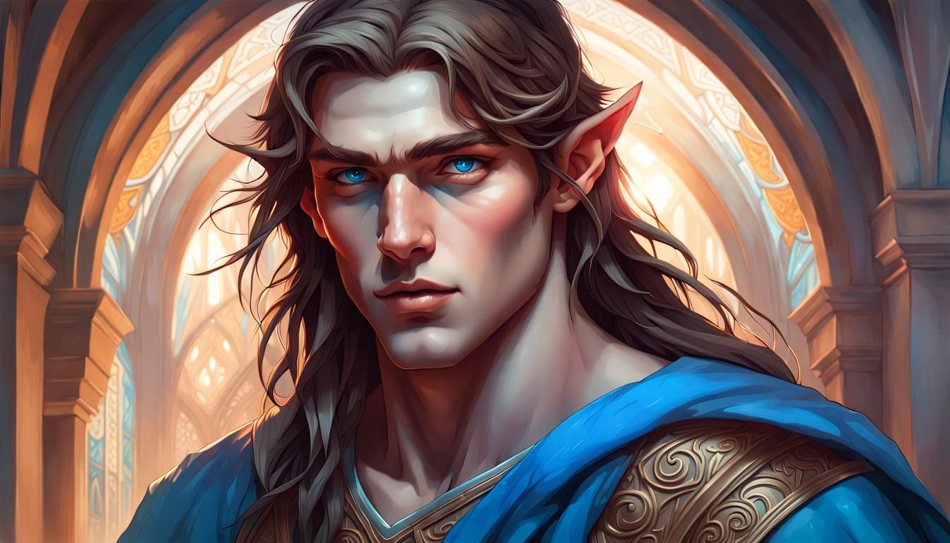 Majestic Elf Man Concept Art