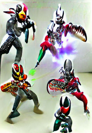 Dynamic Tokusatsu Battle Scene
