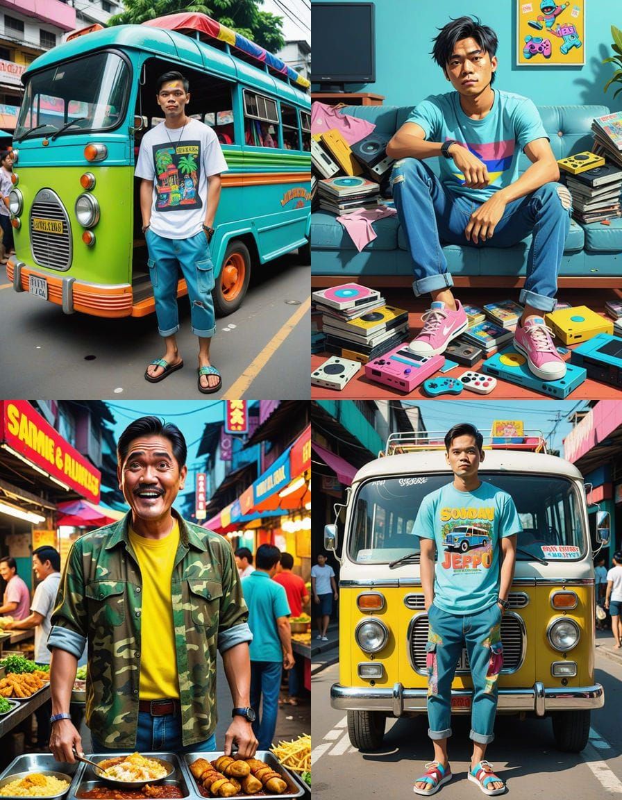 Filipino Comedy Icon Carl Camo as Junjun in 2000s Aesthetic