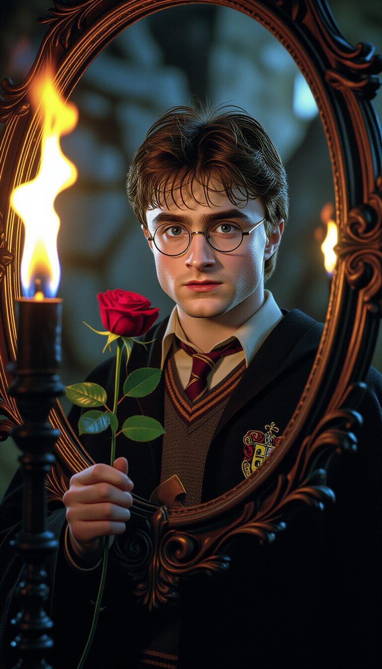 Harry Potter with Rose, Cinematic Film Still