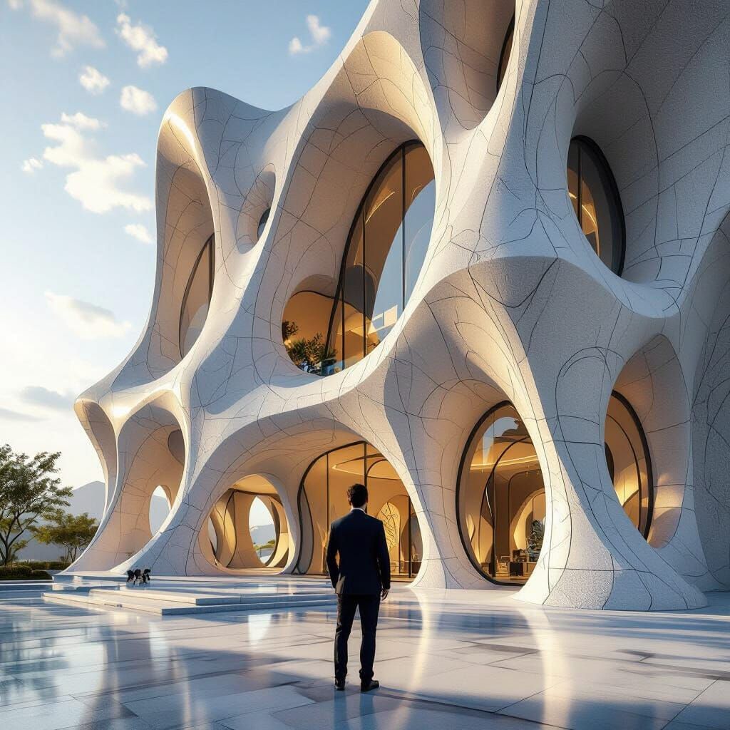 Neuromanesque Architecture: Organic, Romanesque Fusion