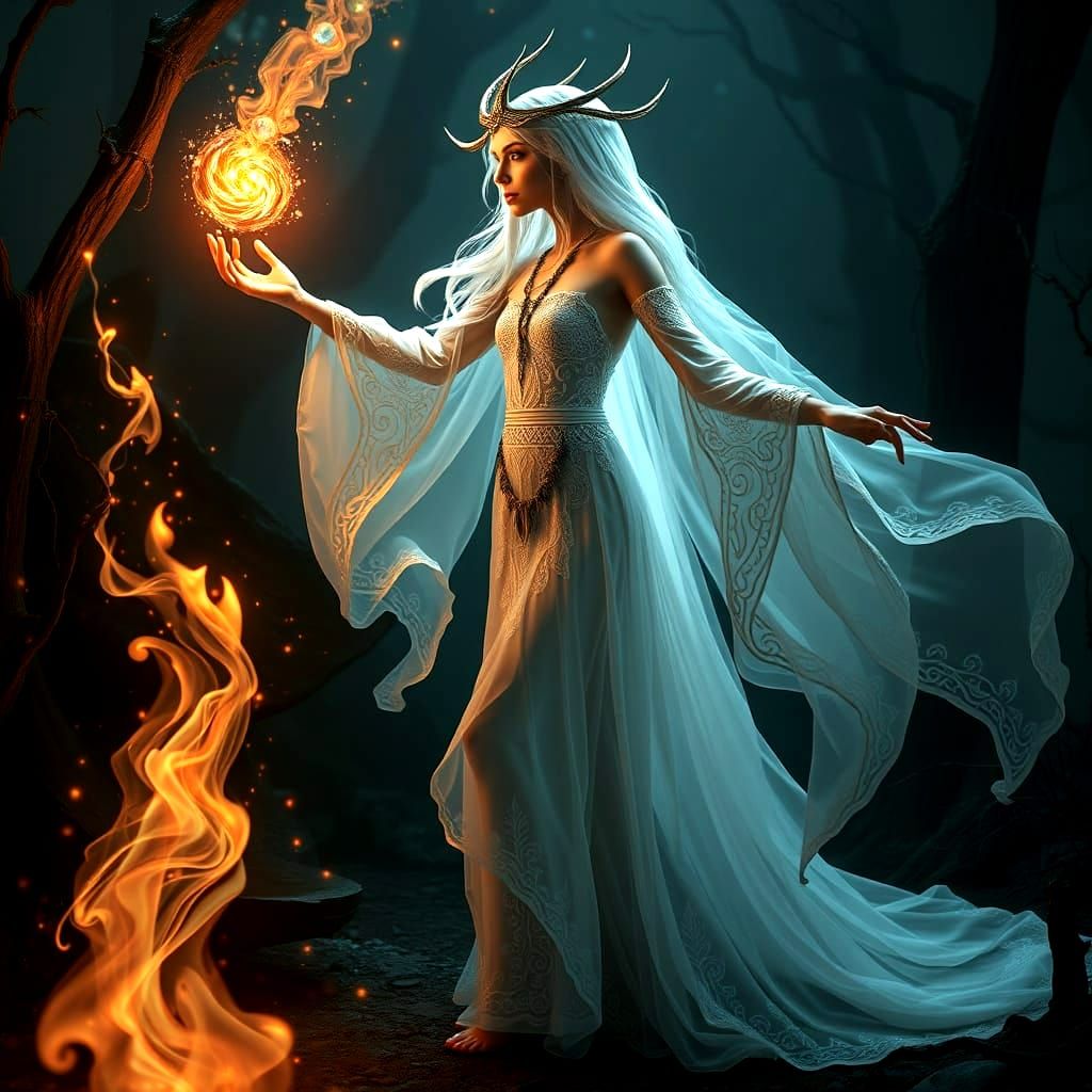 Und manchmal bin ich heiß, wie ein Vulkan - Stab Königin, Tarot - Sternzeichen Widder, Löwe, Schütze