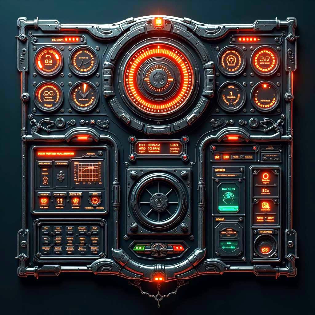 Futuristic Detective Comic Web Application UI