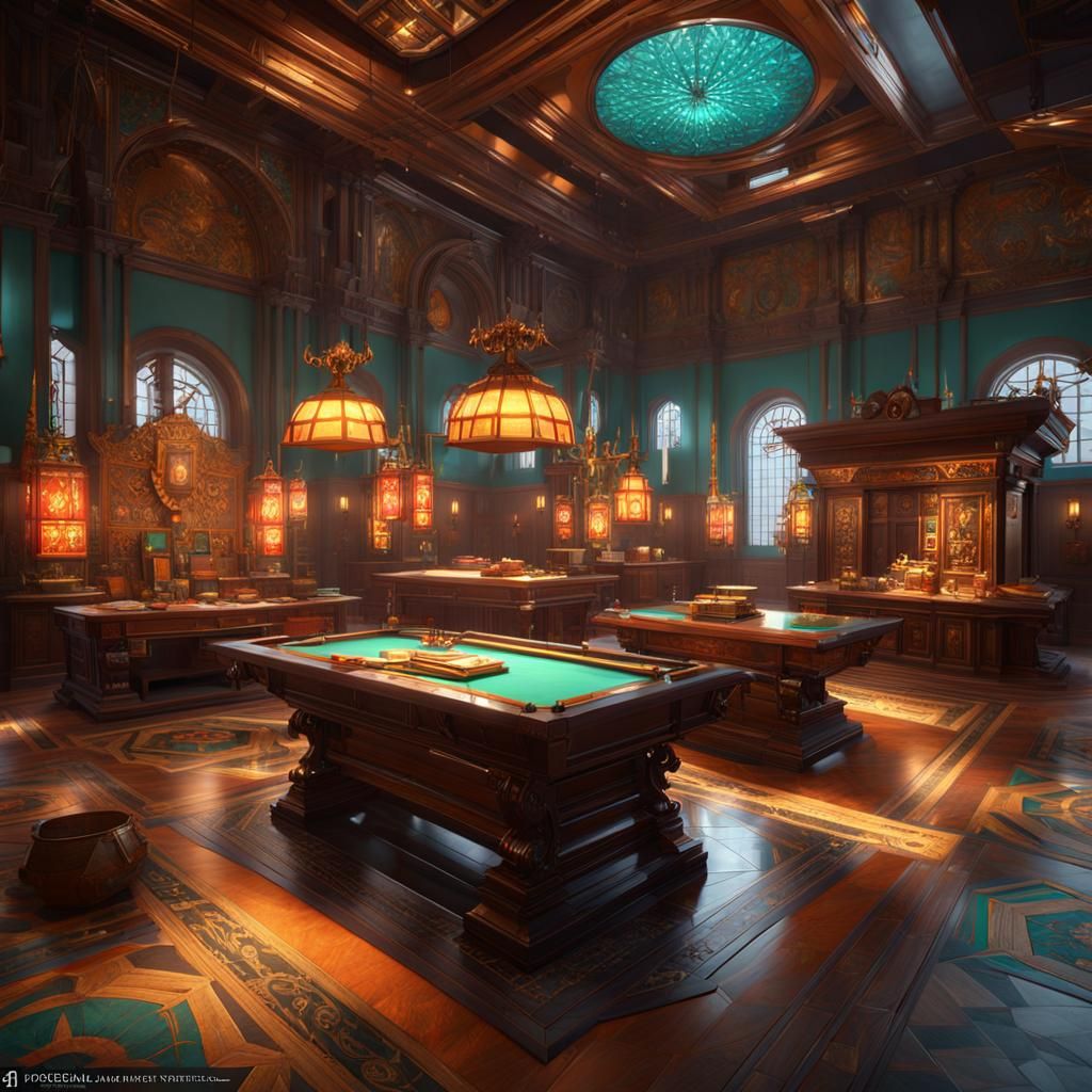 Crafting Guild Artifacts in Ornate Hall