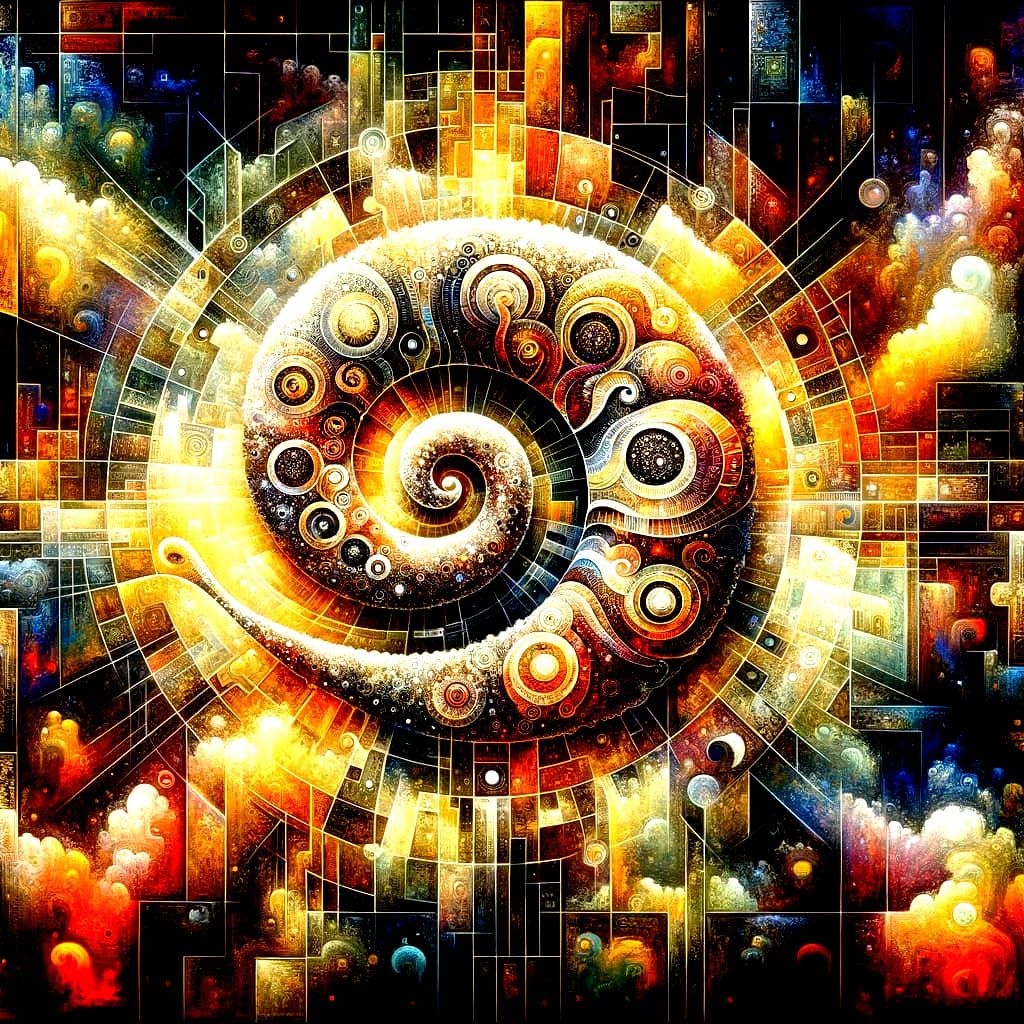 Surreal Zodiac Concept Art in Precisionist Style