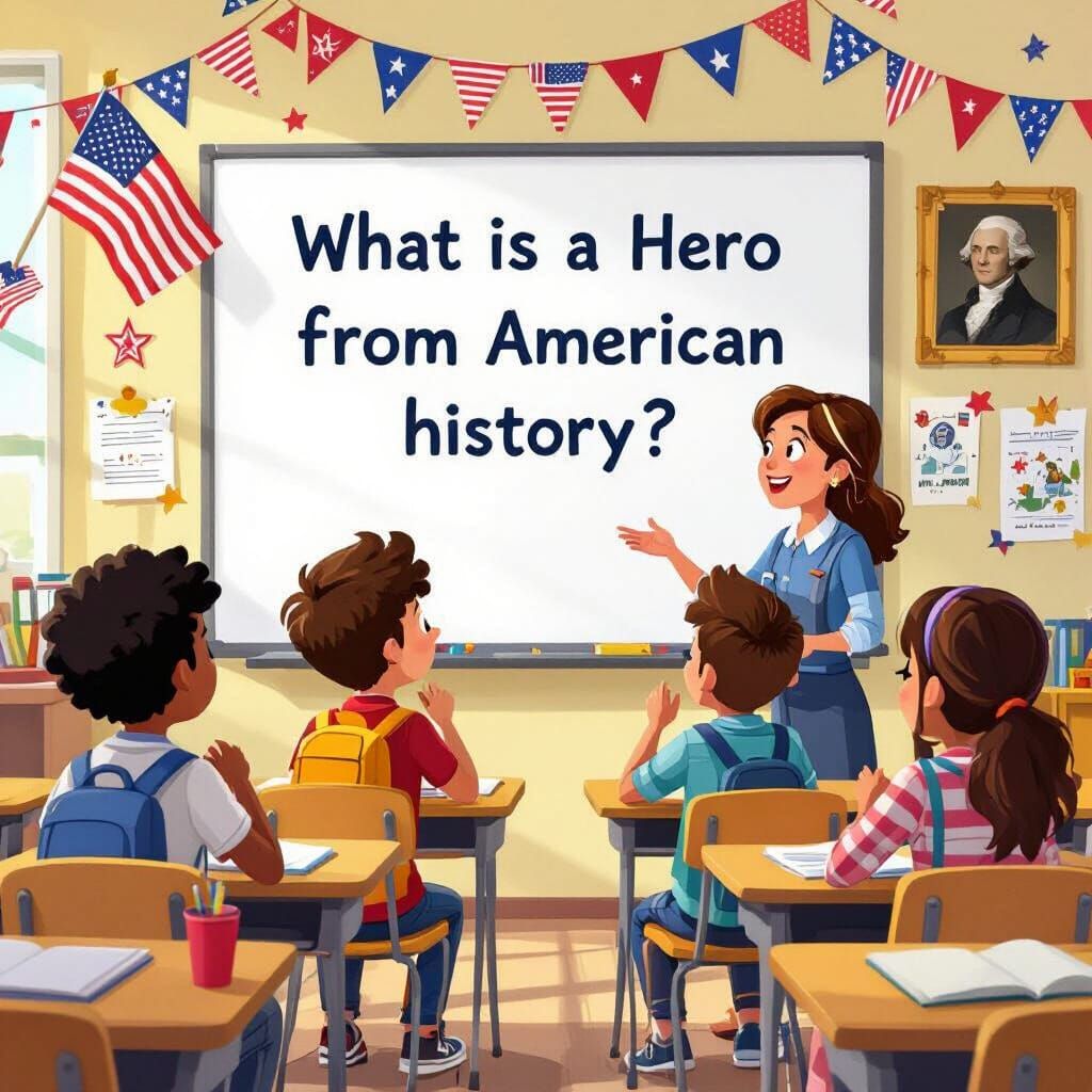 3rd Grade Class Learns About American Heroes
