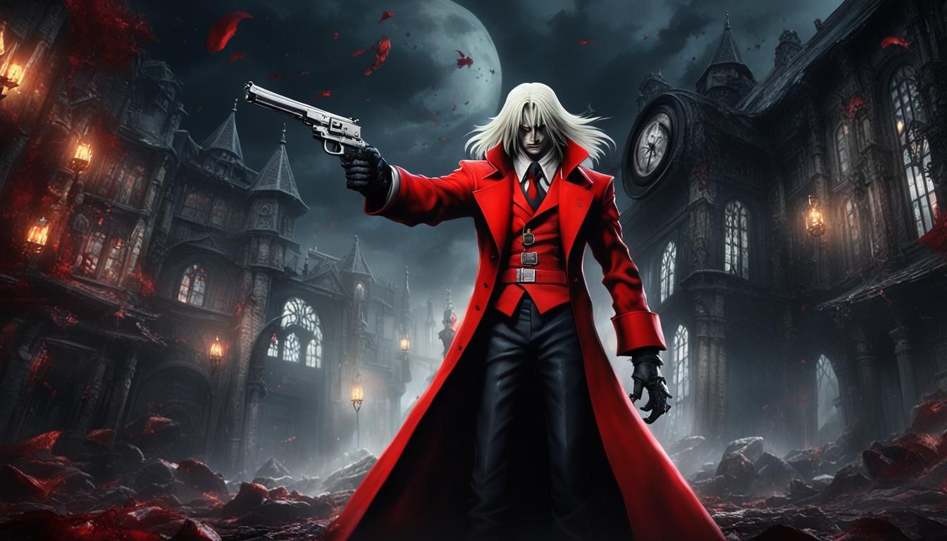 Alucard from Hellsing with Guns, Realistic Ultra Detail