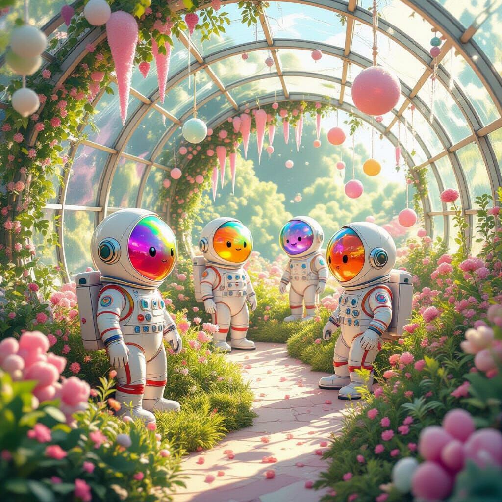 Gumball Gardeners in Space: A Studio Ghibli Dream